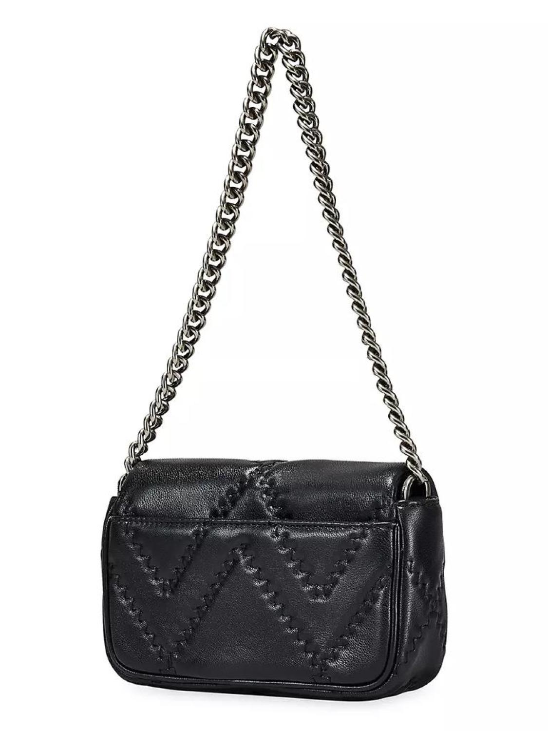 The Mini Quilted Leather Convertible Shoulder Bag