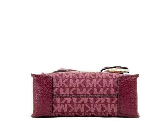 Michael Kors Mercer XS Mulberry Signature PVC North South Shopper Crossbody Women's Bag