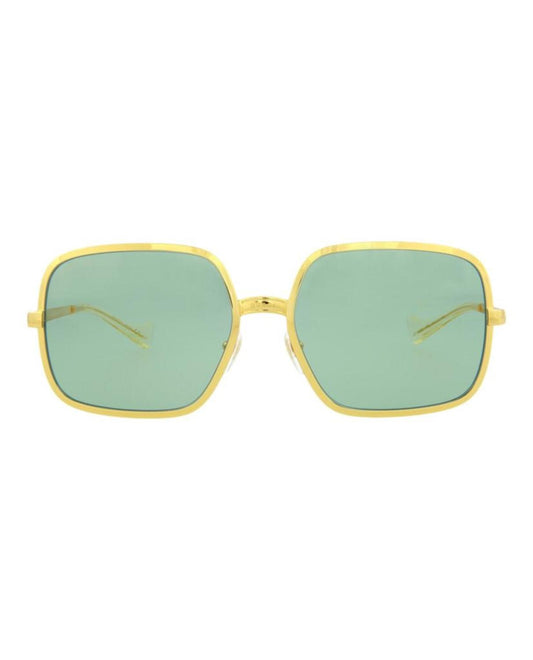 Square-Metal Frame Sunglasses