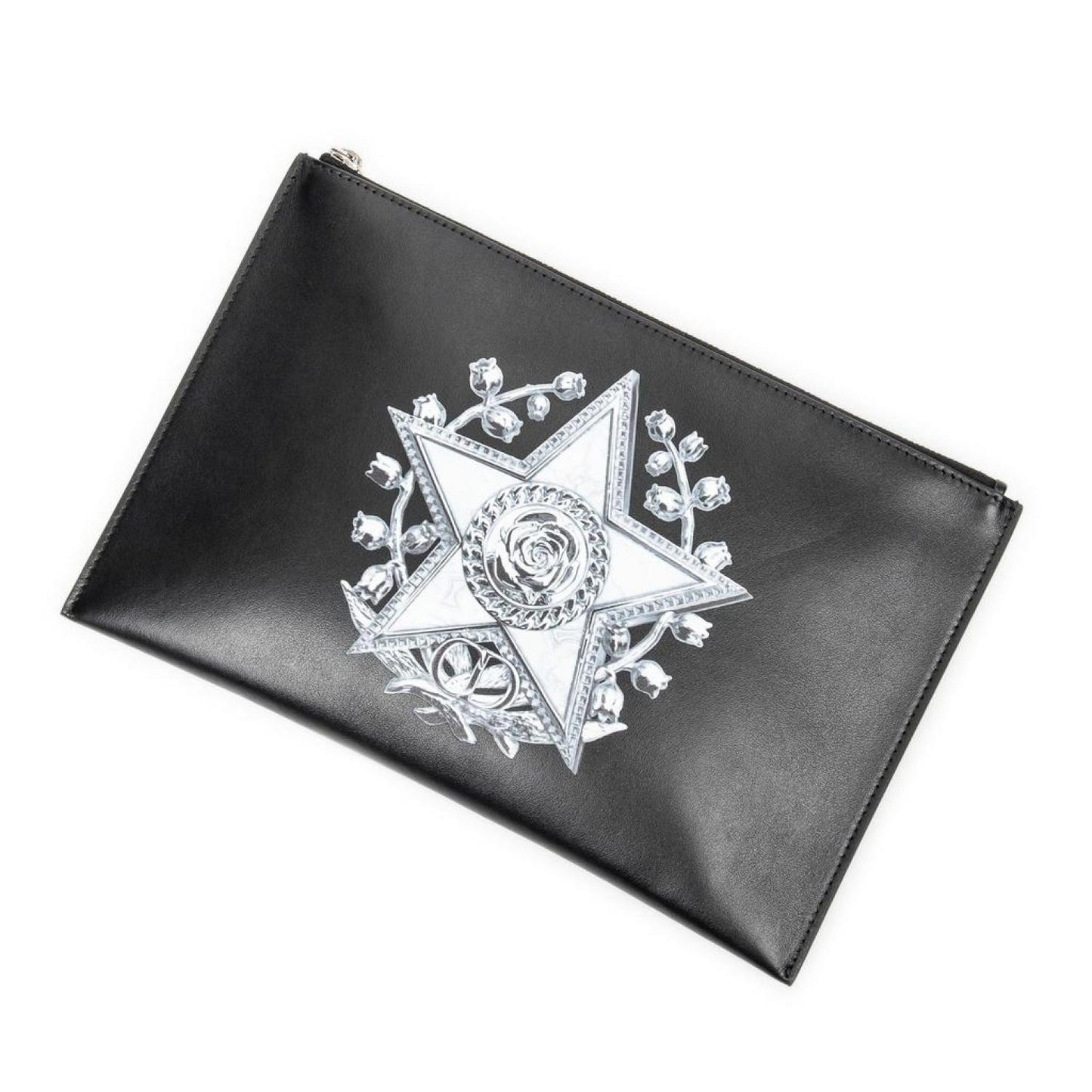 Star and Rose Zip Clutch