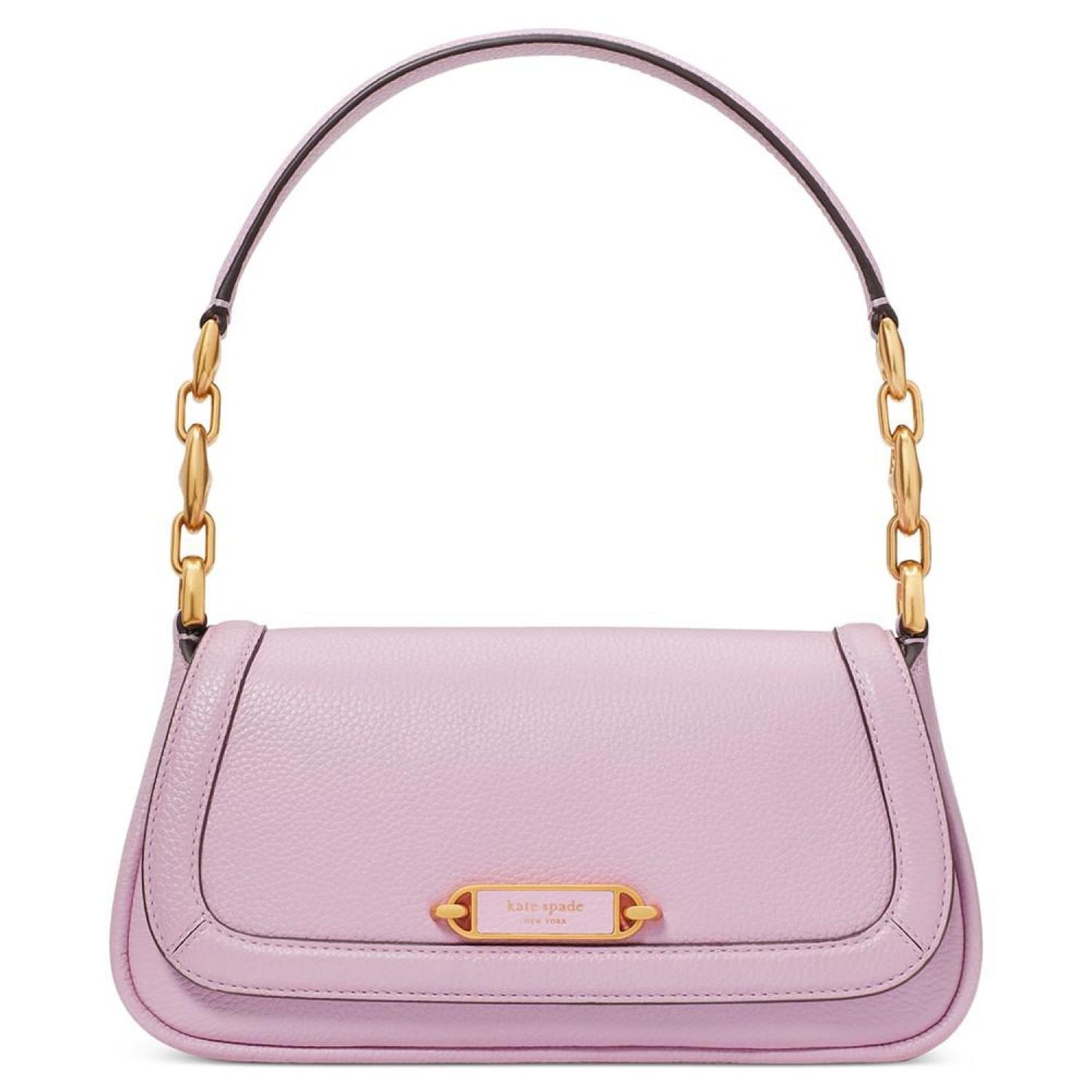 Gramercy Pebbled Leather Flap Shoulder Bag