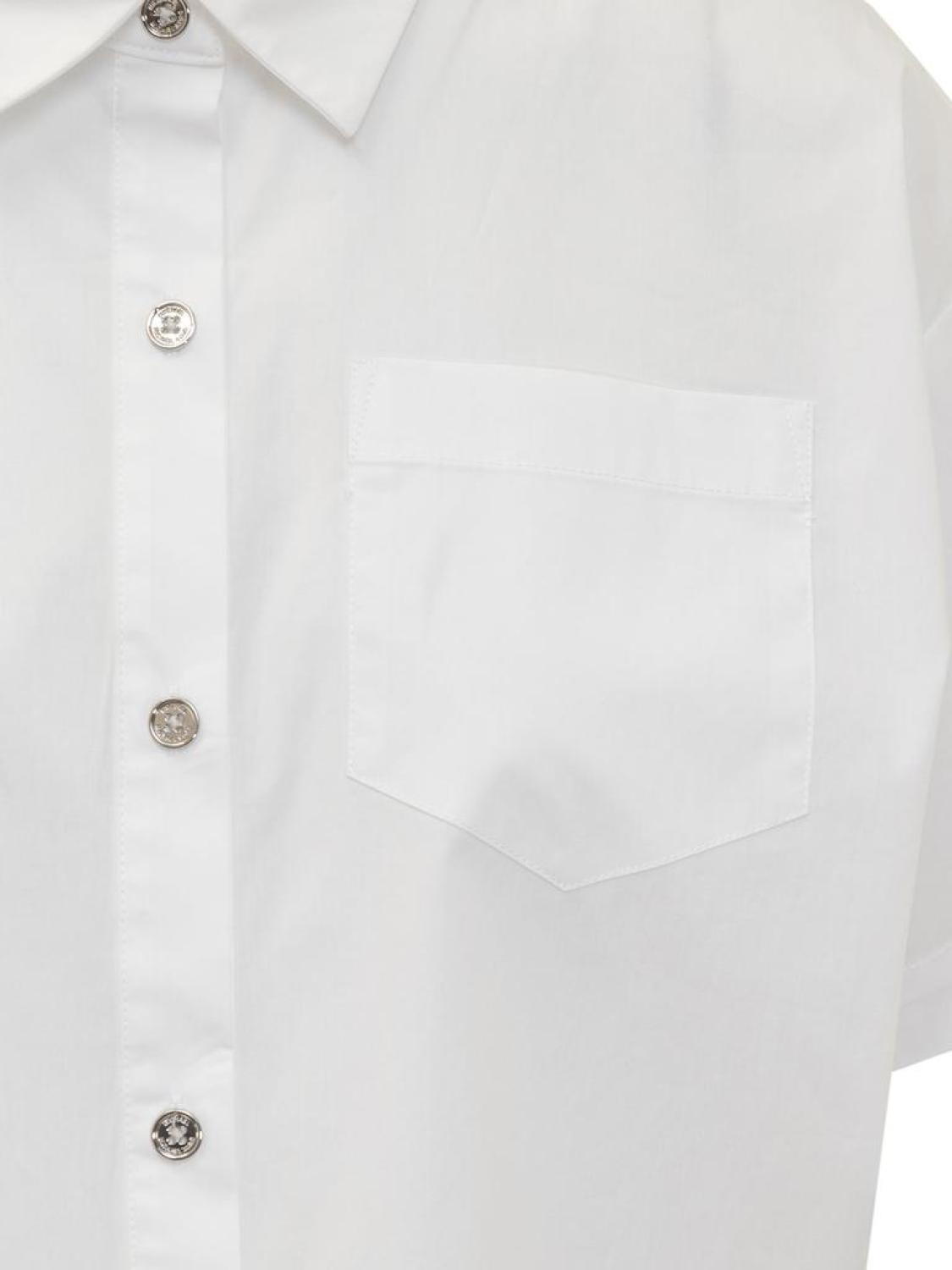 Michael Michael Kors Short Sleeved Cropped Shirt