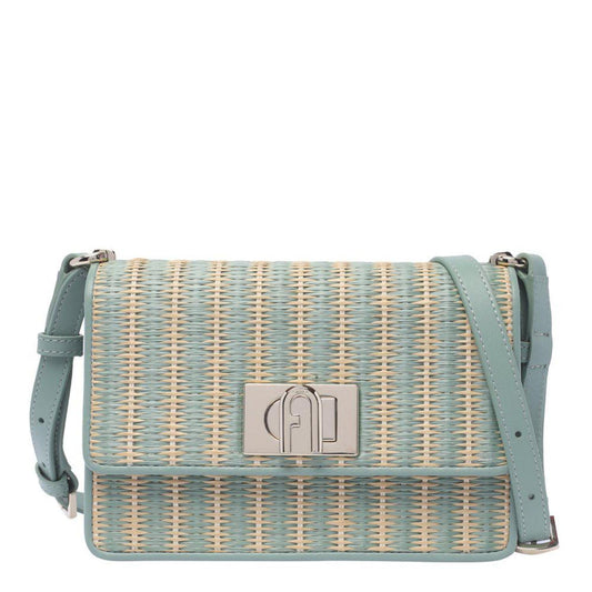 Furla 1927 Mini Striped Wowen Shoulder Bag