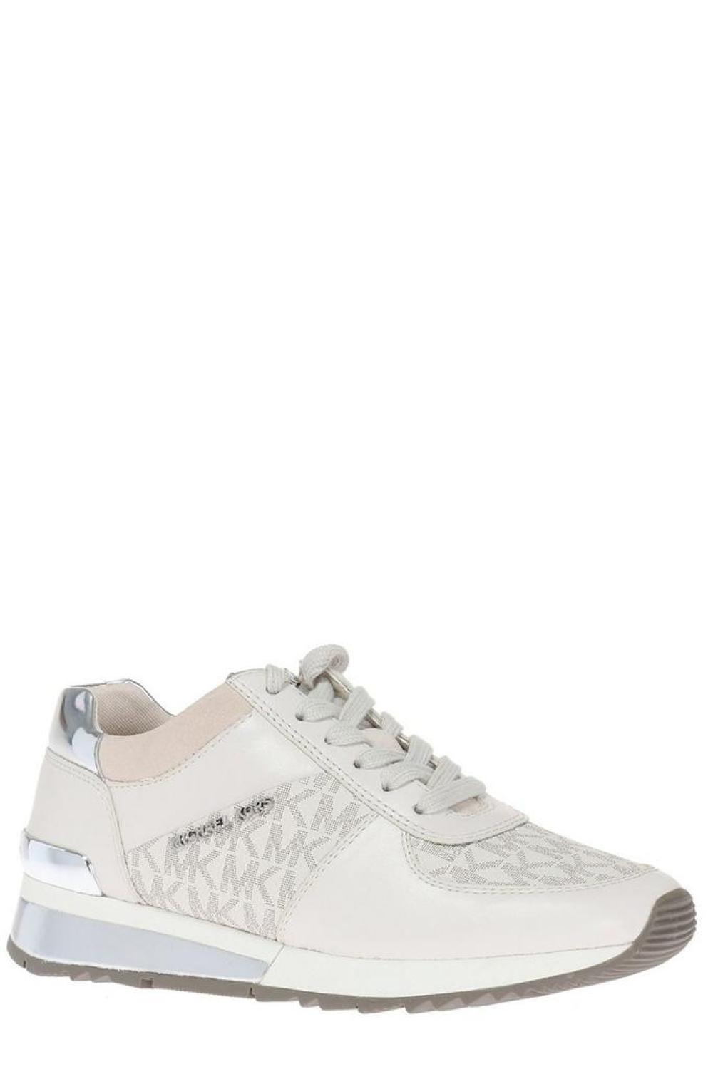 Michael Michael Kors Monogram Patterned Lace-Up Sneakers