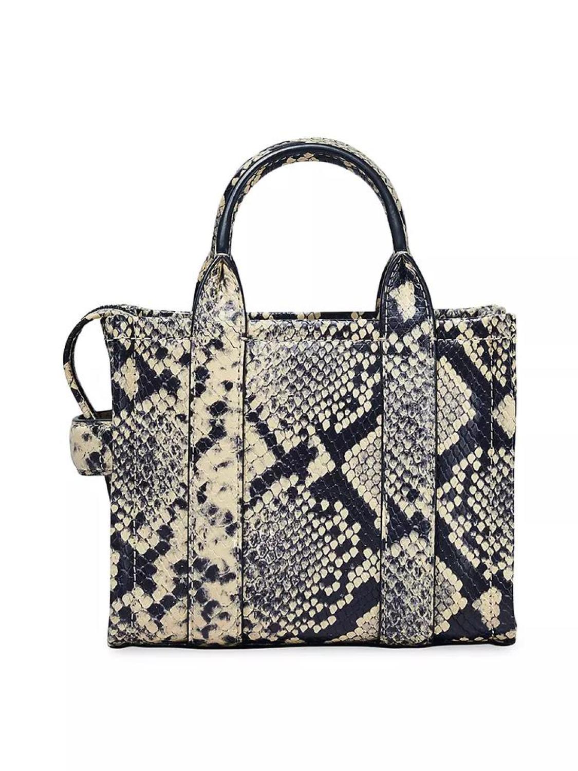 The Snakeskin Mini Tote