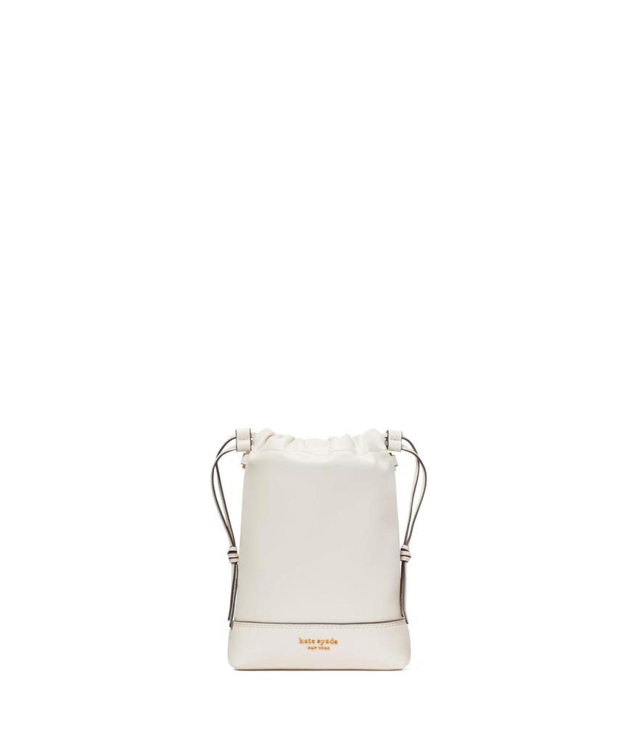 Eva Smooth Nappa Leather Bucket Phone Crossbody