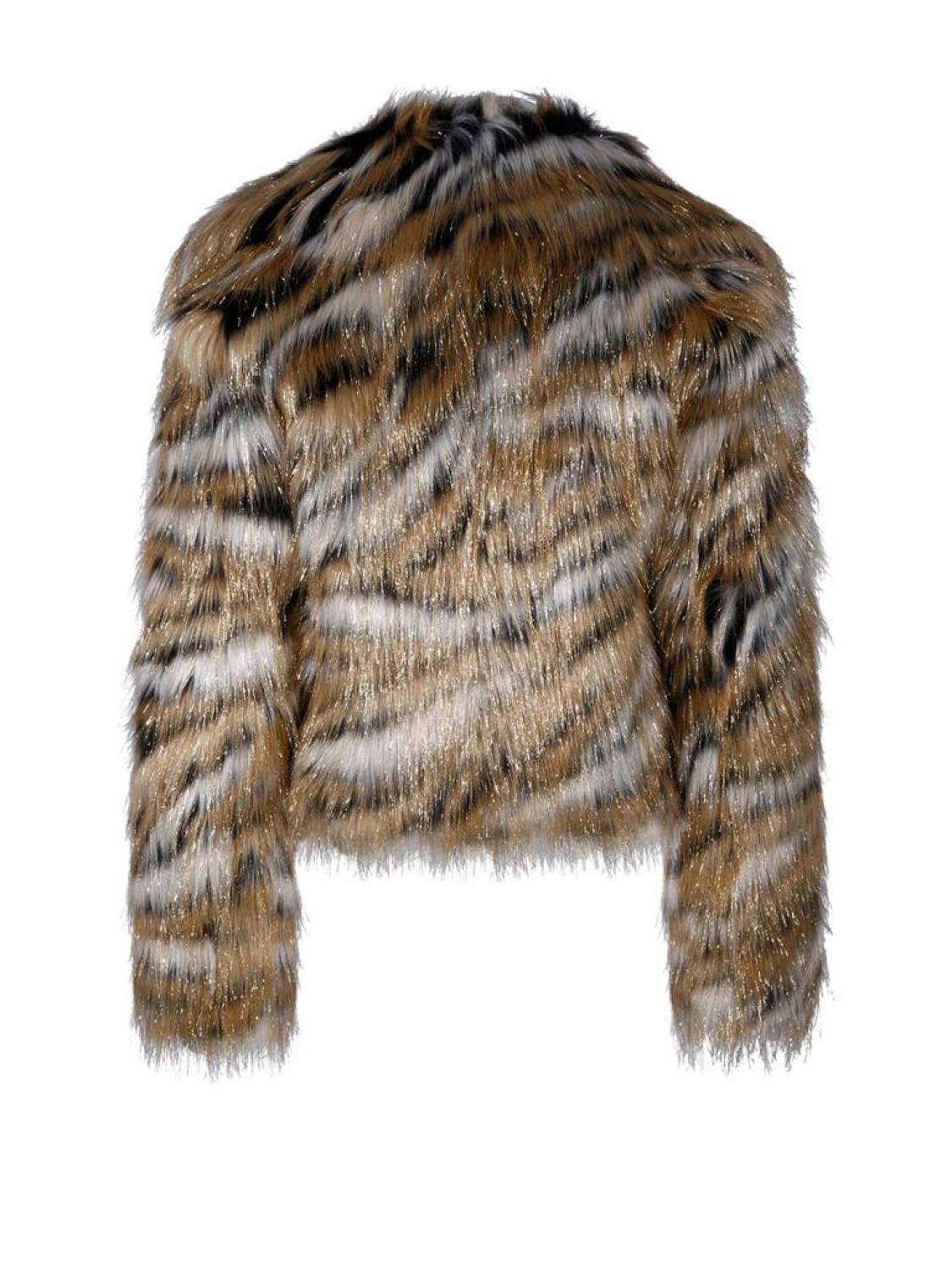 Michael Michael Kors Faux Fur Cropped Jacket