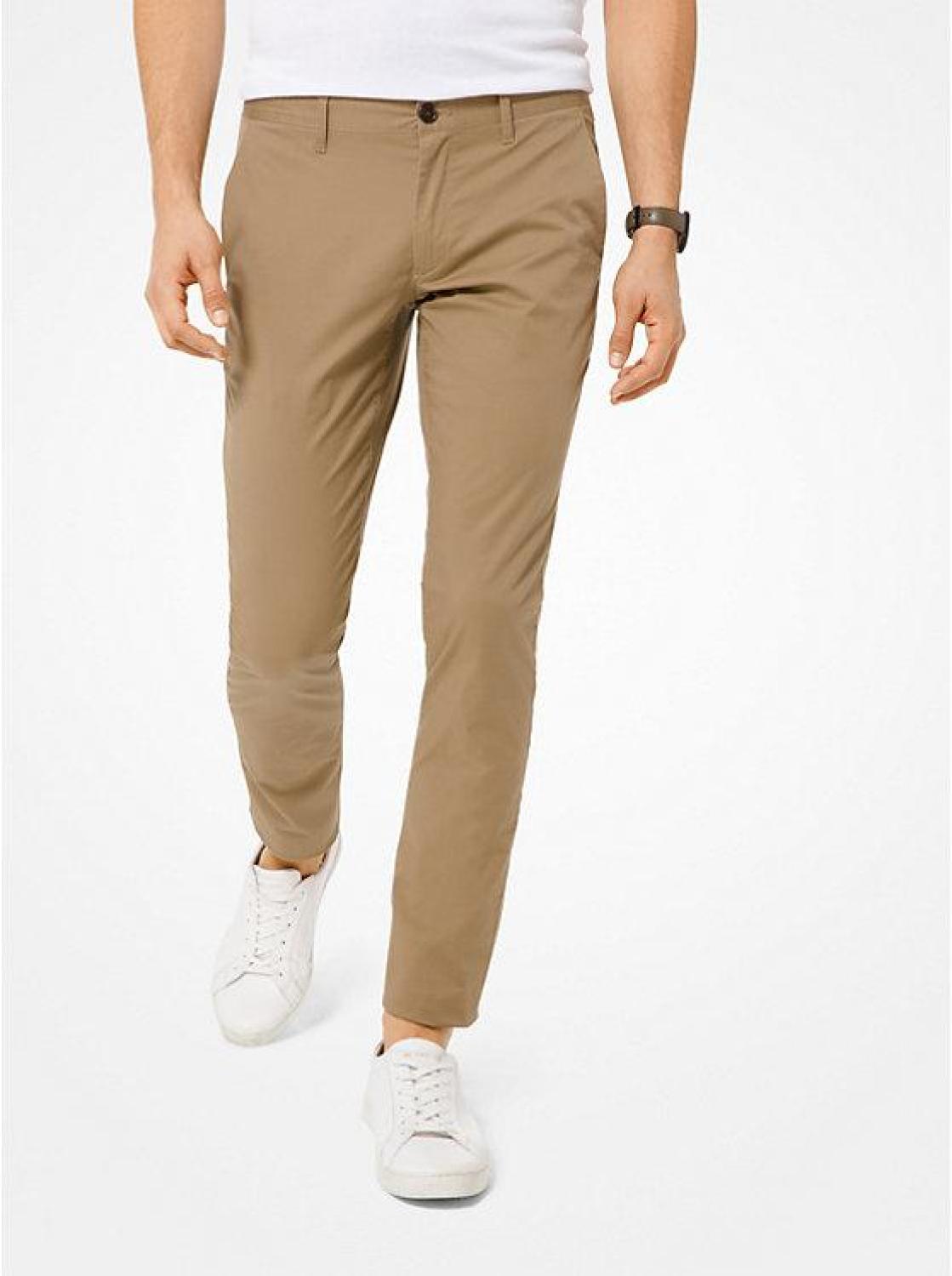 Skinny-Fit Stretch-Cotton Chino Pants