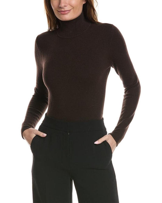 Michael Kors Collection Turtleneck Cashmere-Blend Bodysuit