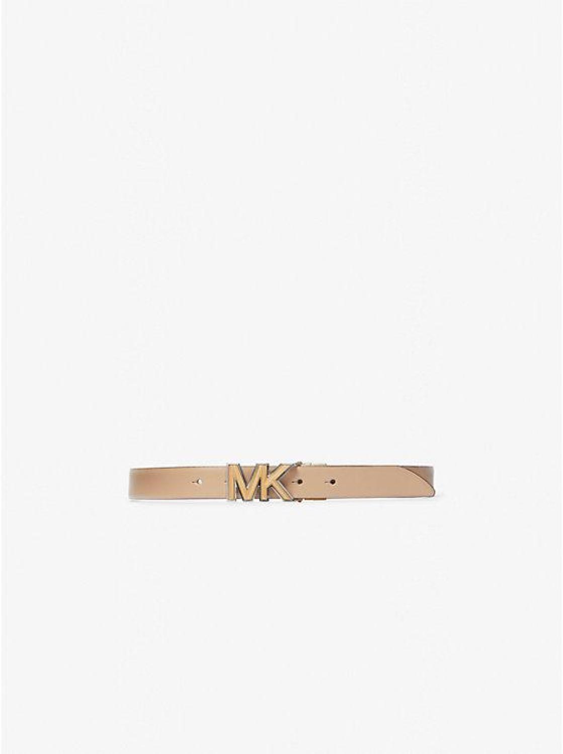 Reversible Logo and Leather Waist Belt