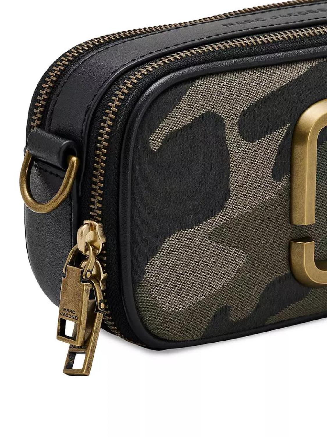 The Camo Jacquard Snapshot Crossbody Bag