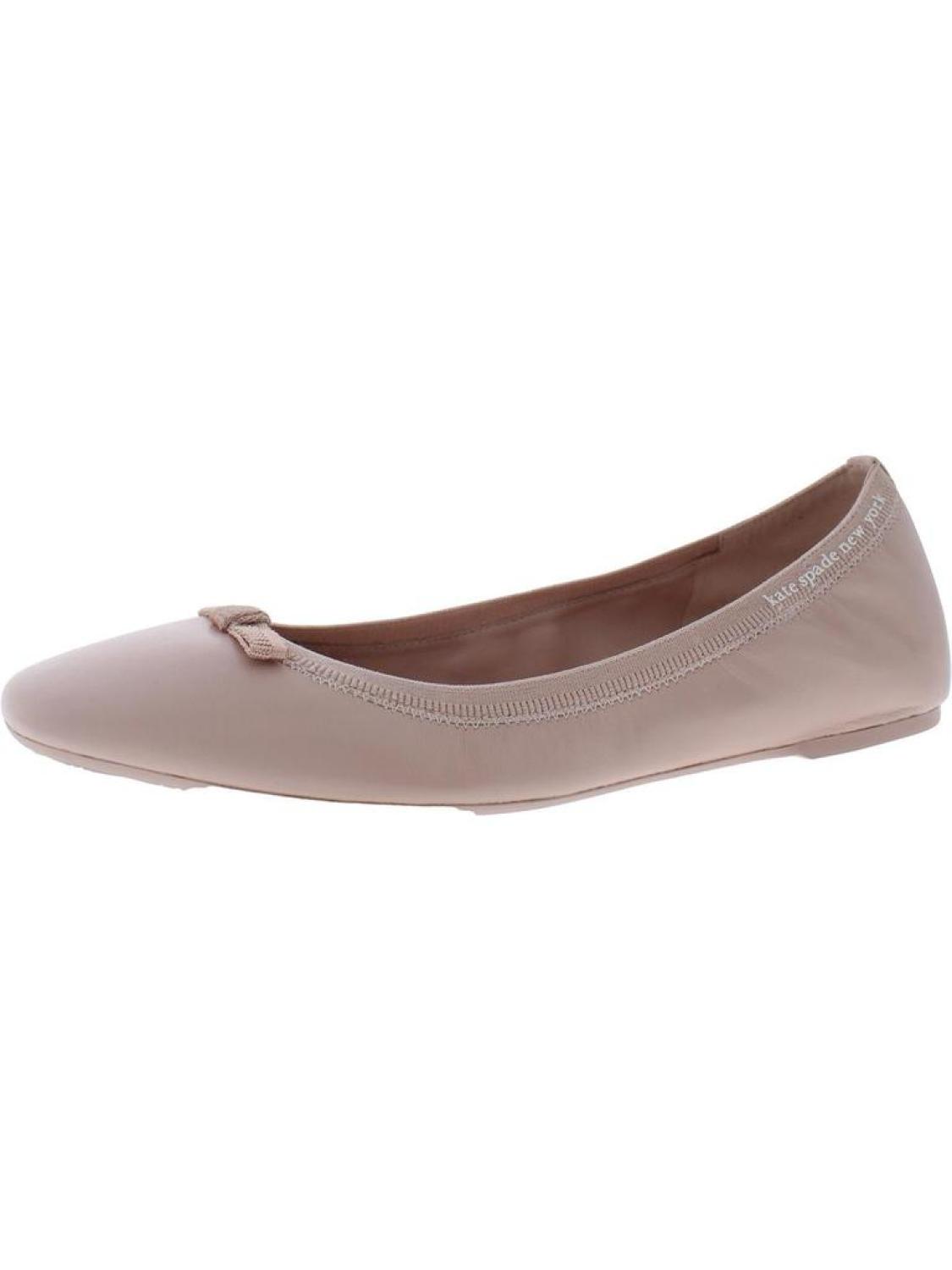 CLAUDETTE Womens Rounded Toe Rubber outsole Ballet Flats