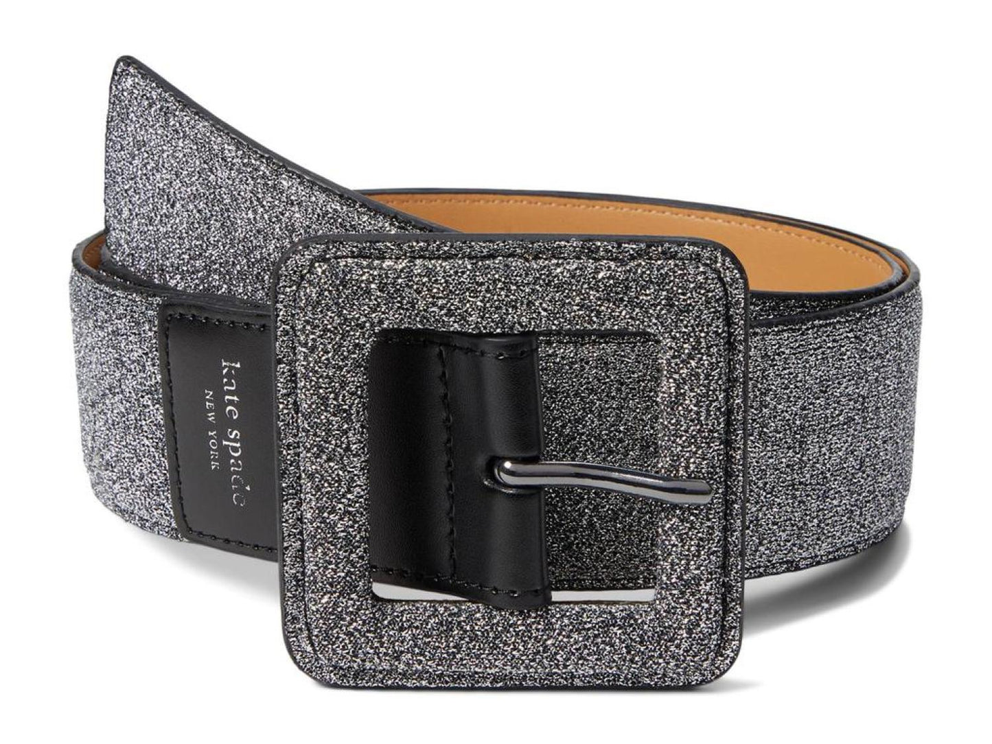 45 mm Wrapped Buckle Waist Belt - Glitter