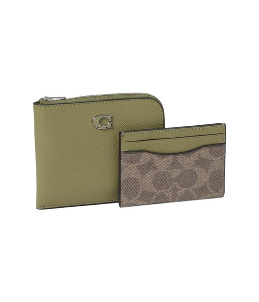 3-in-1 L-Zip Wallet in Cross Grain Leather