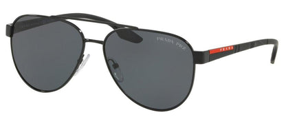 Prada Linea Rossa 54TS Aviator Polarized Sunglasses