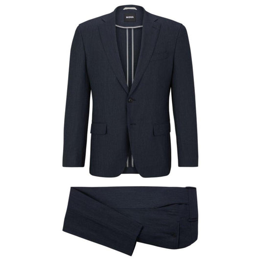 Slim-fit suit in a performance-stretch wool blend