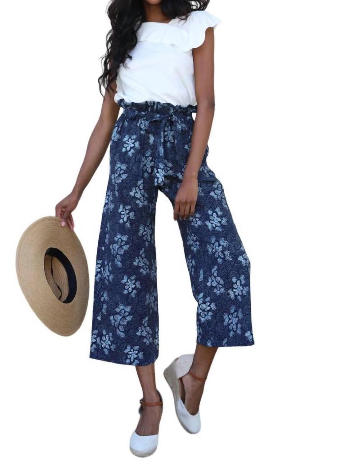 Lucas Wide Leg Pant In Bali