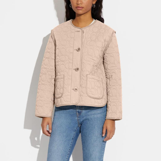 Coach Outlet Signature Quilted Cotton Jacket