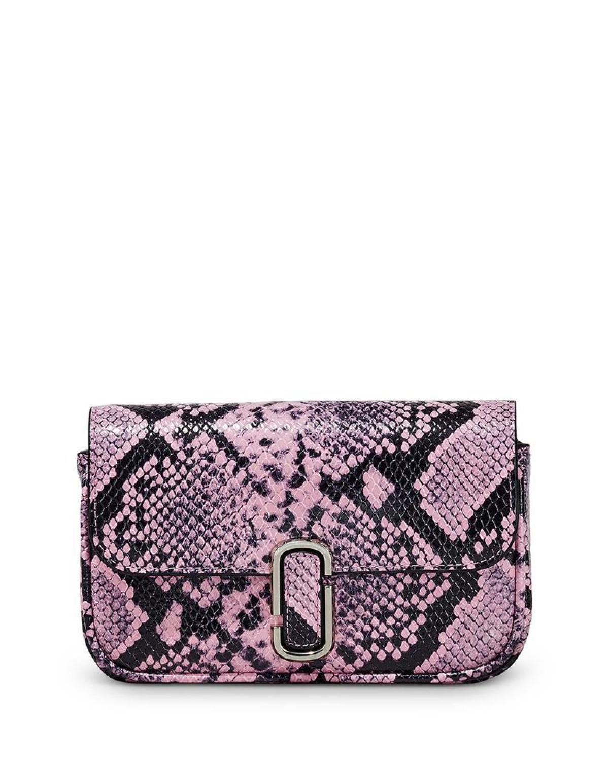 The Snake-Embossed J Marc Mini Shoulder Bag