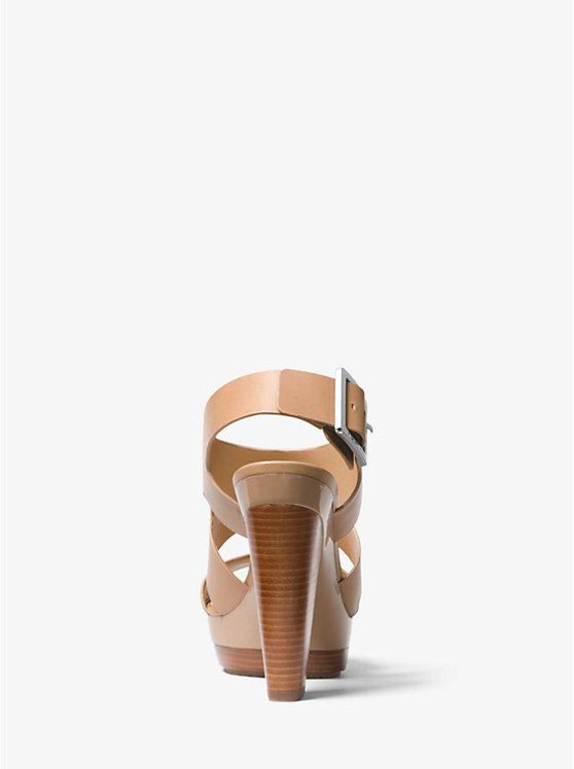 Carla Leather Platform Sandal