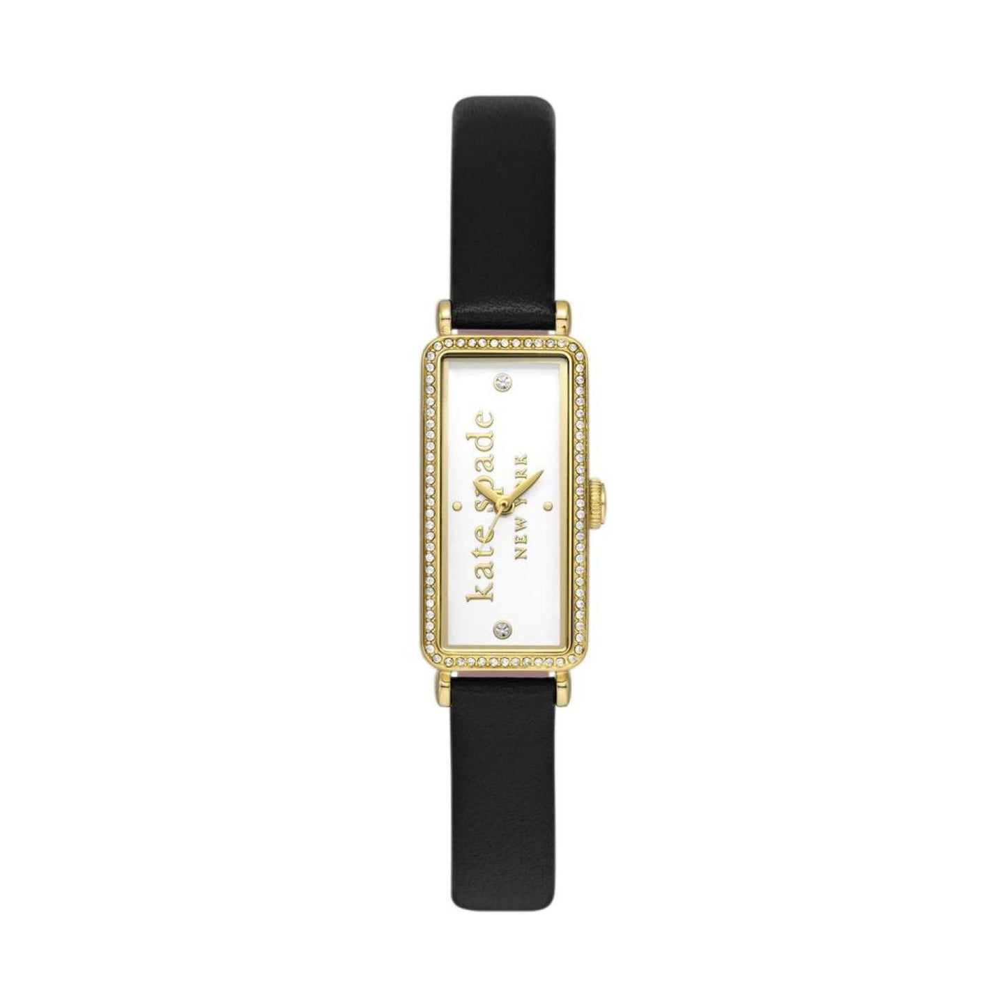 kate spade new york women's rosedale three-hand, gold-tone stainless steel watch