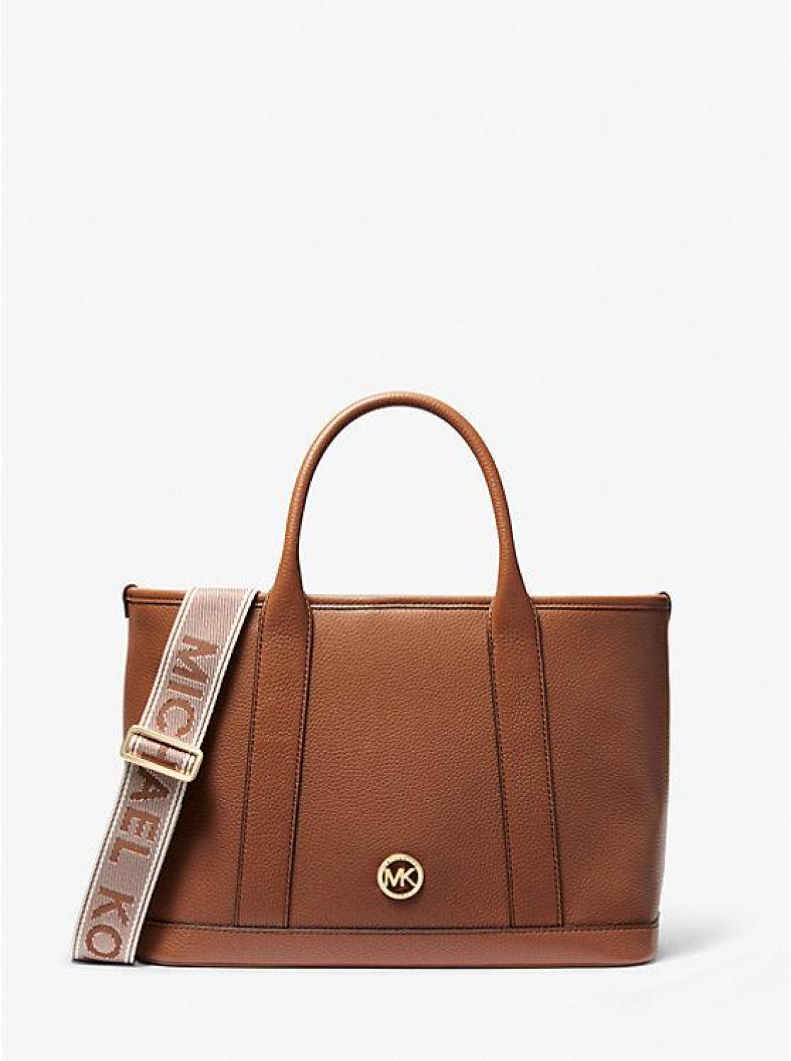 Luisa Medium Pebbled Leather Tote Bag