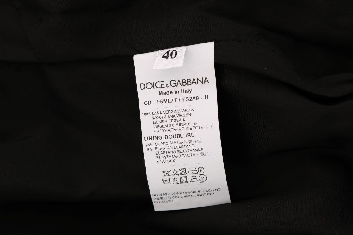 Dolce & Gabbana Chic Polka Dotted Wool Dress