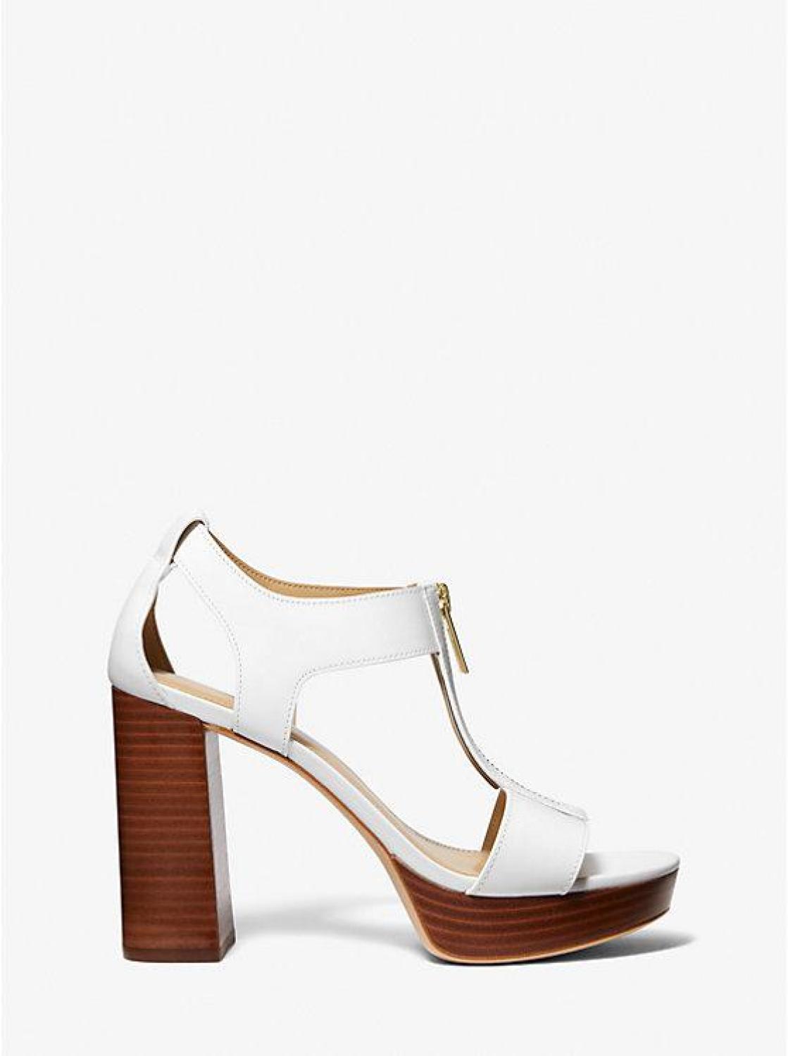 Berkley Leather Block-Heel Sandal