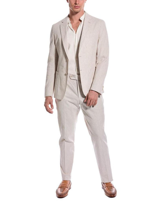 BOSS Hugo Boss 2pc C-Hanry Slim Fit Linen-Blend Suit