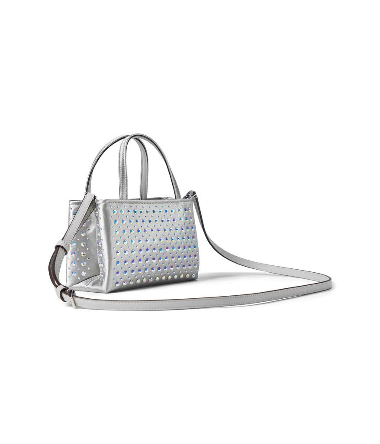 Sam Icon Crystal Embellished Fabric Mini Tote