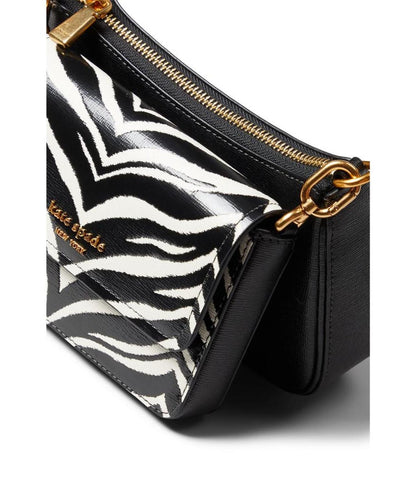 Morgan Zebra Print Double Up Crossbody