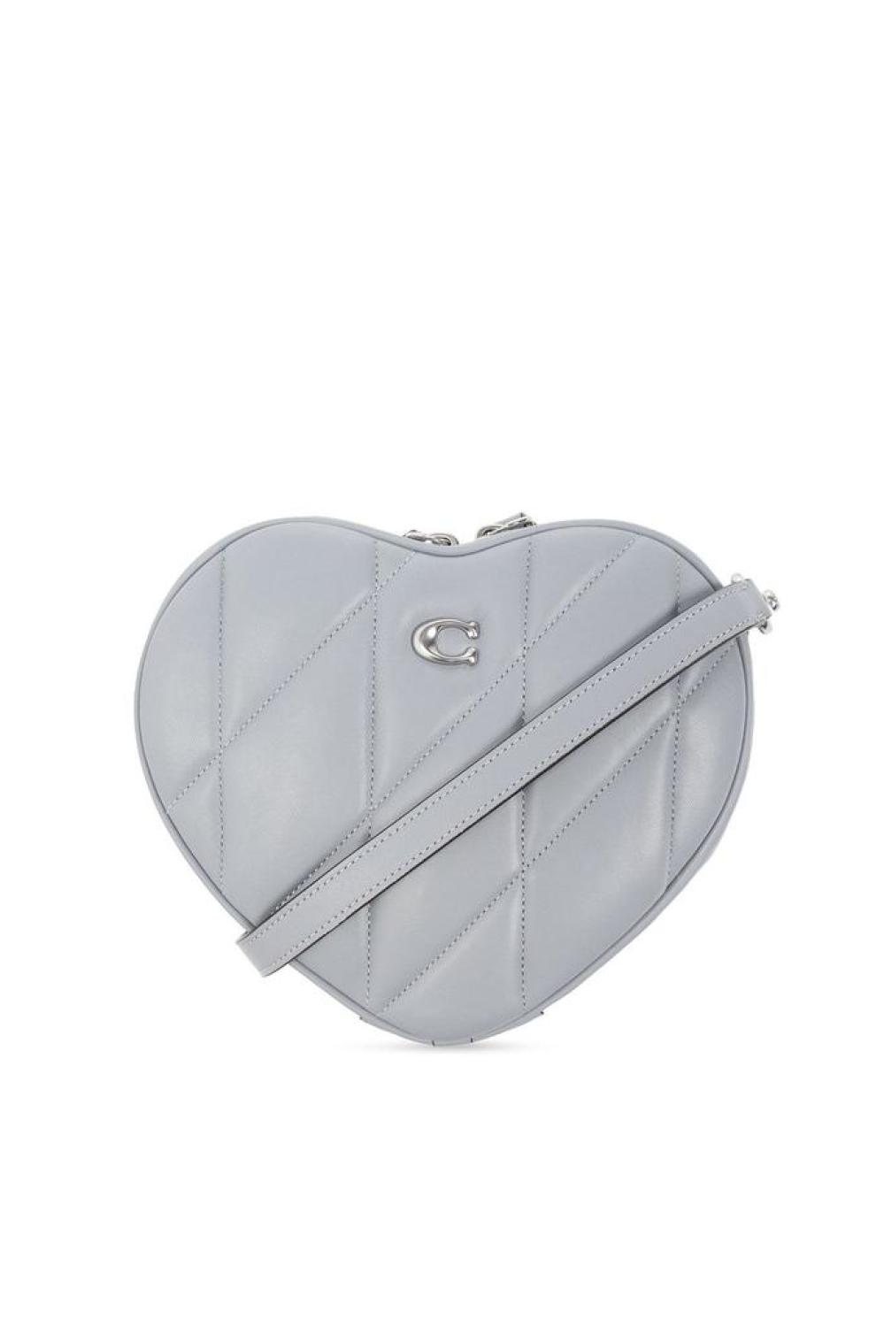 Coach Heart Logo Plaque Small Crossbody Bag