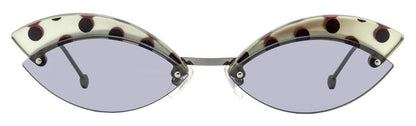 Fendi Women's Runway Sunglasses FF0370S KB7IR Dark Ruthenium 58mm