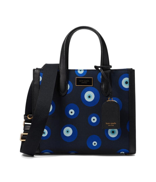 Manhattan Good Luck Dot Jacquard Fabric Small Tote