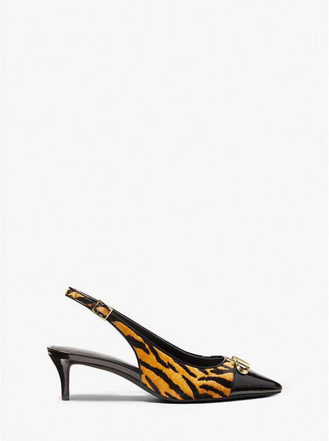 Parker Flex Tiger Print Calf Hair Pump