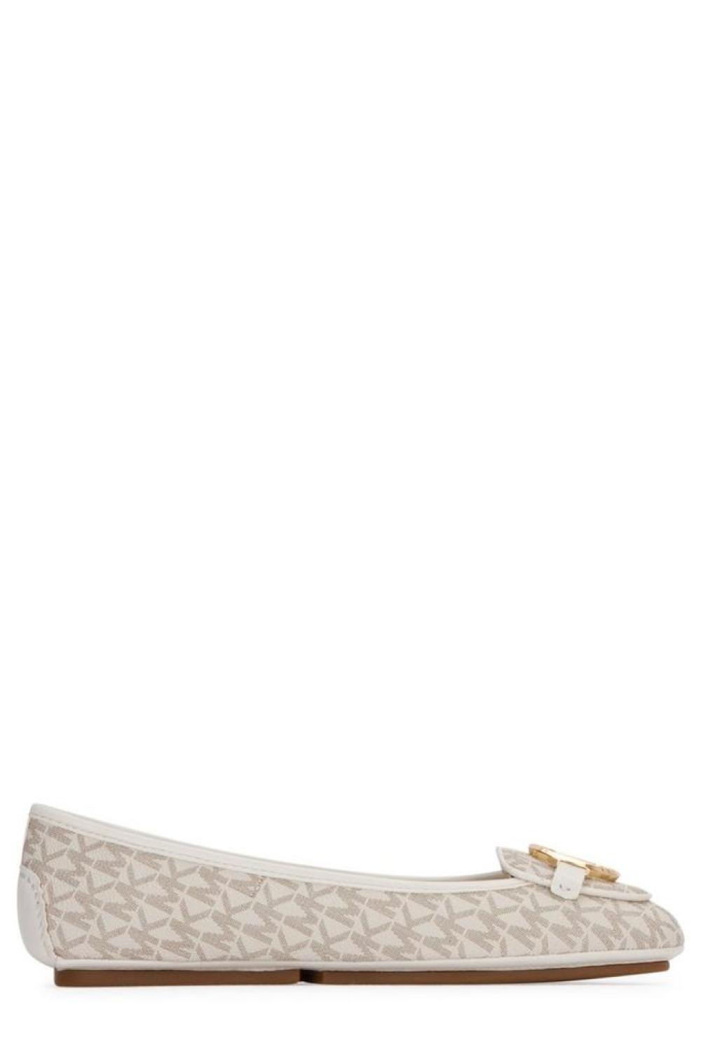 Michael Michael Kors Logo Plaque Ballerina Flats