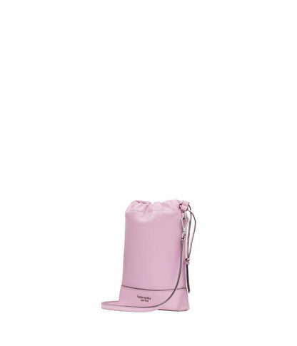 Eva Smooth Nappa Leather Bucket Phone Crossbody