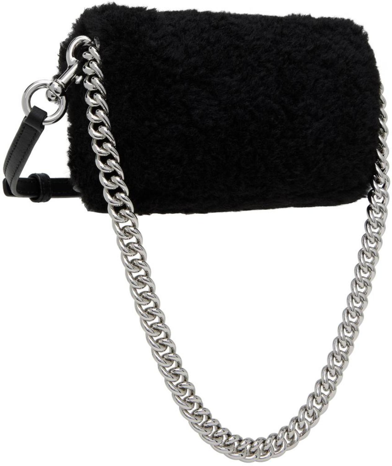 Black 'The Mini Faux-Fur' Bag