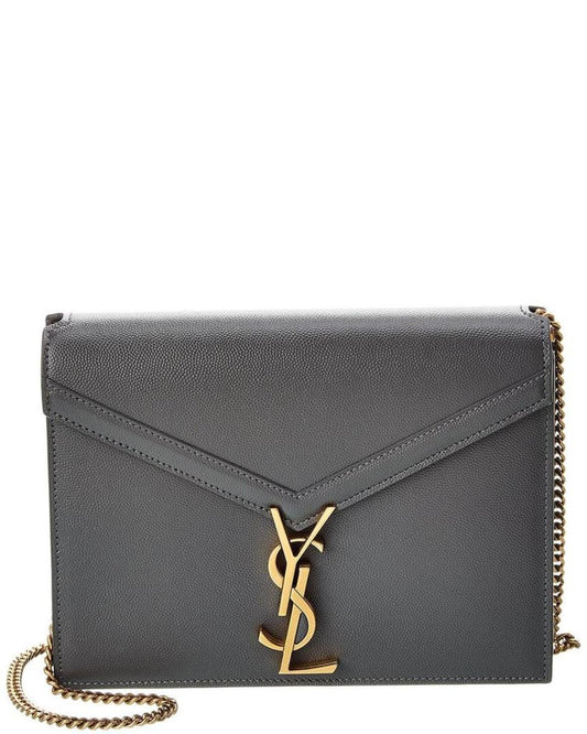 Saint Laurent Cassandre Leather Shoulder Bag