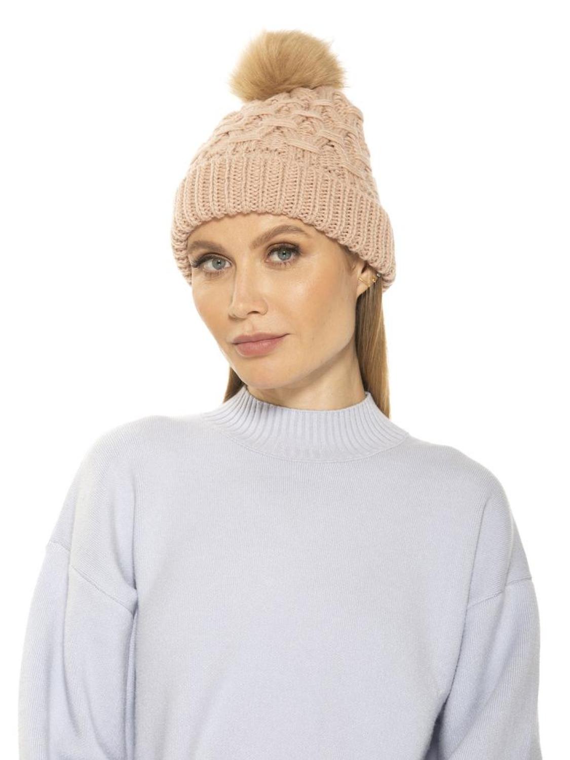 Amanda Cable Knit Beanie