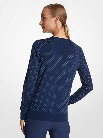 Studded Merino Wool Sweater