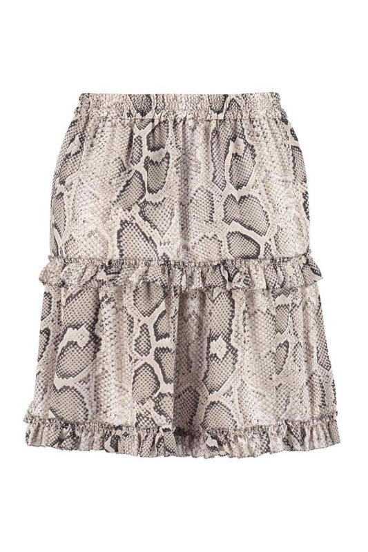 Michael Michael Kors Georgette Printed Mini Skirt