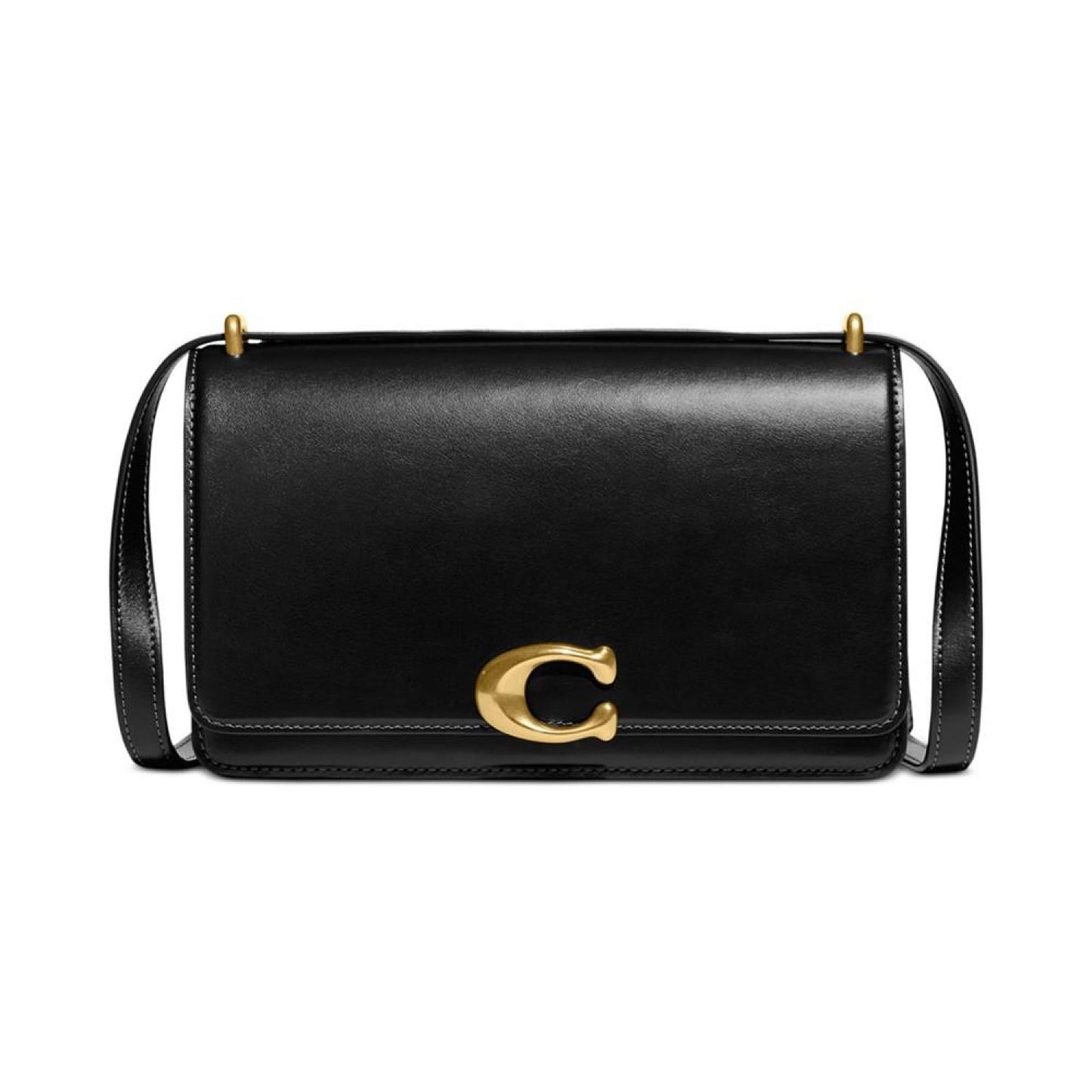 Luxe Refined Calf Leather Bandit Shoulder Bag