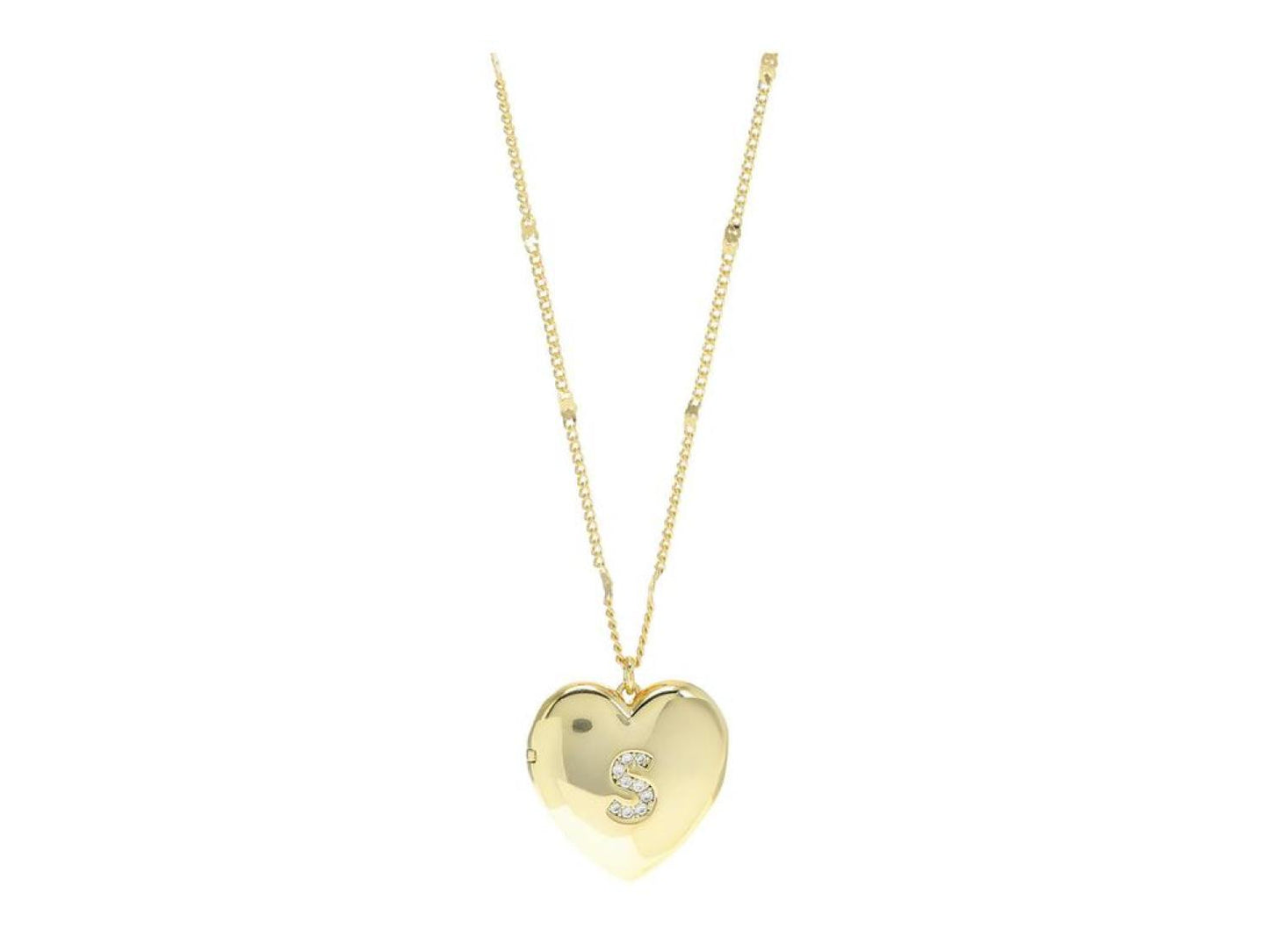 S Heart Locket