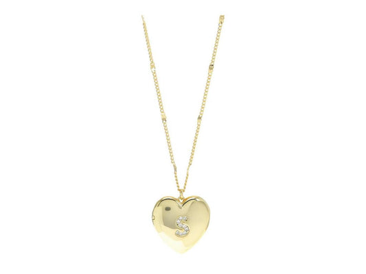 S Heart Locket