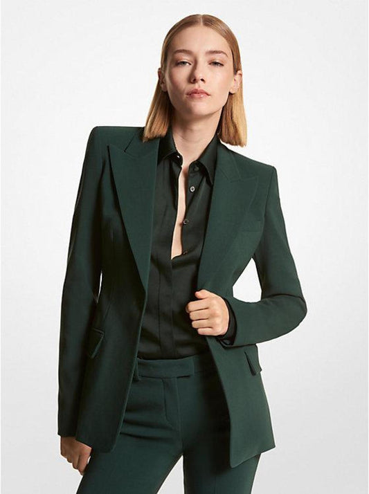 Georgina Stretch Pebble Crepe Blazer