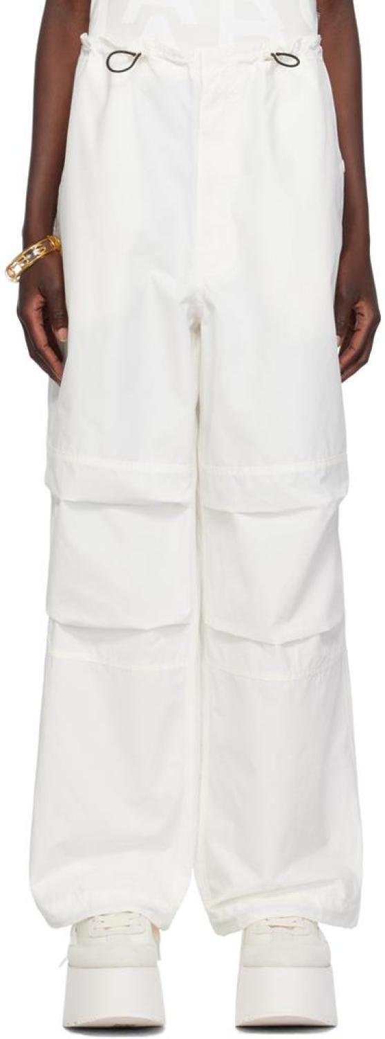 White 'The Balloon' Trousers