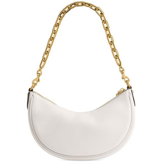 Mira Glovetanned Leather Small Shoulder Bag with Chain