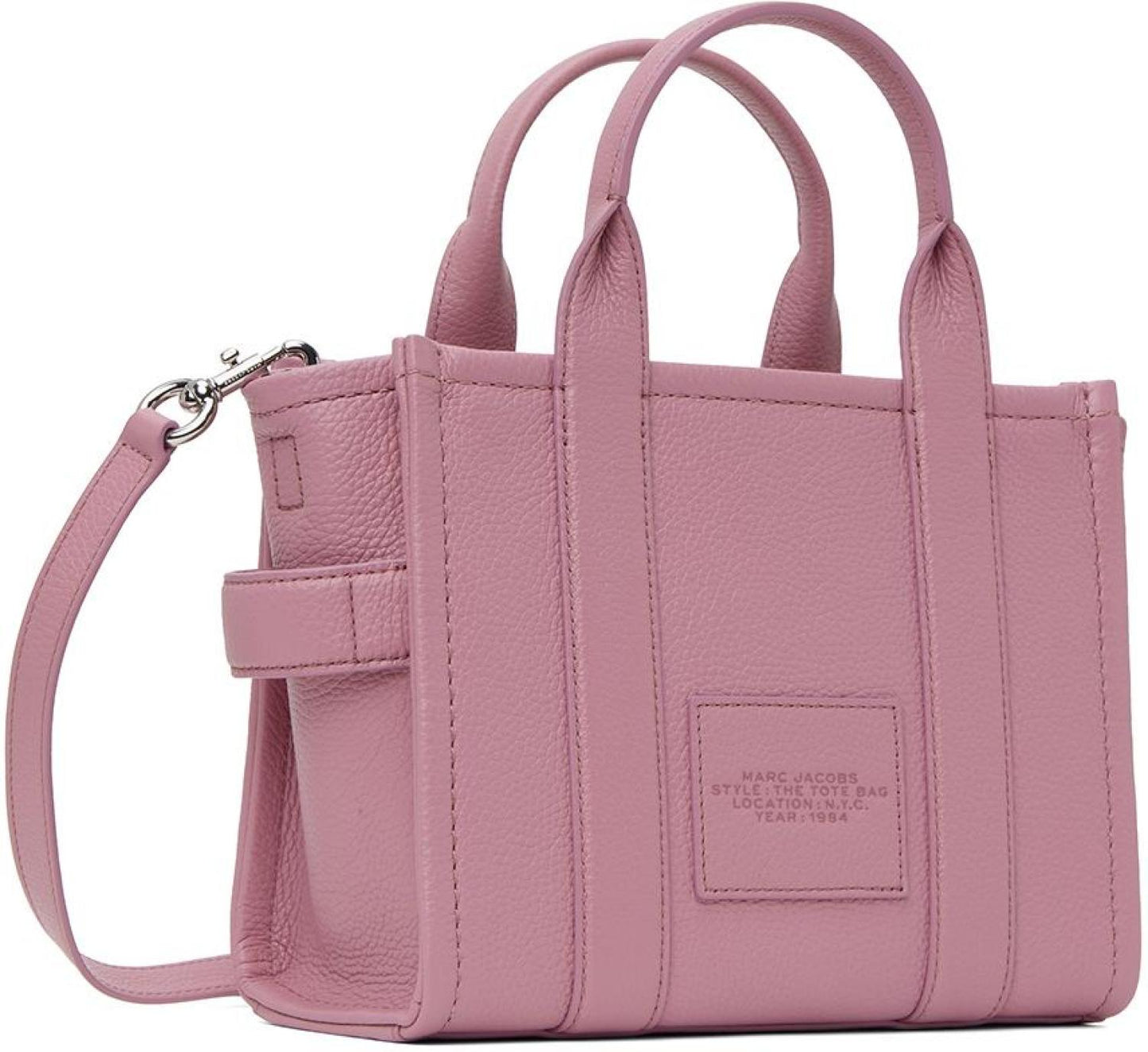 Pink 'The Leather Small' Tote