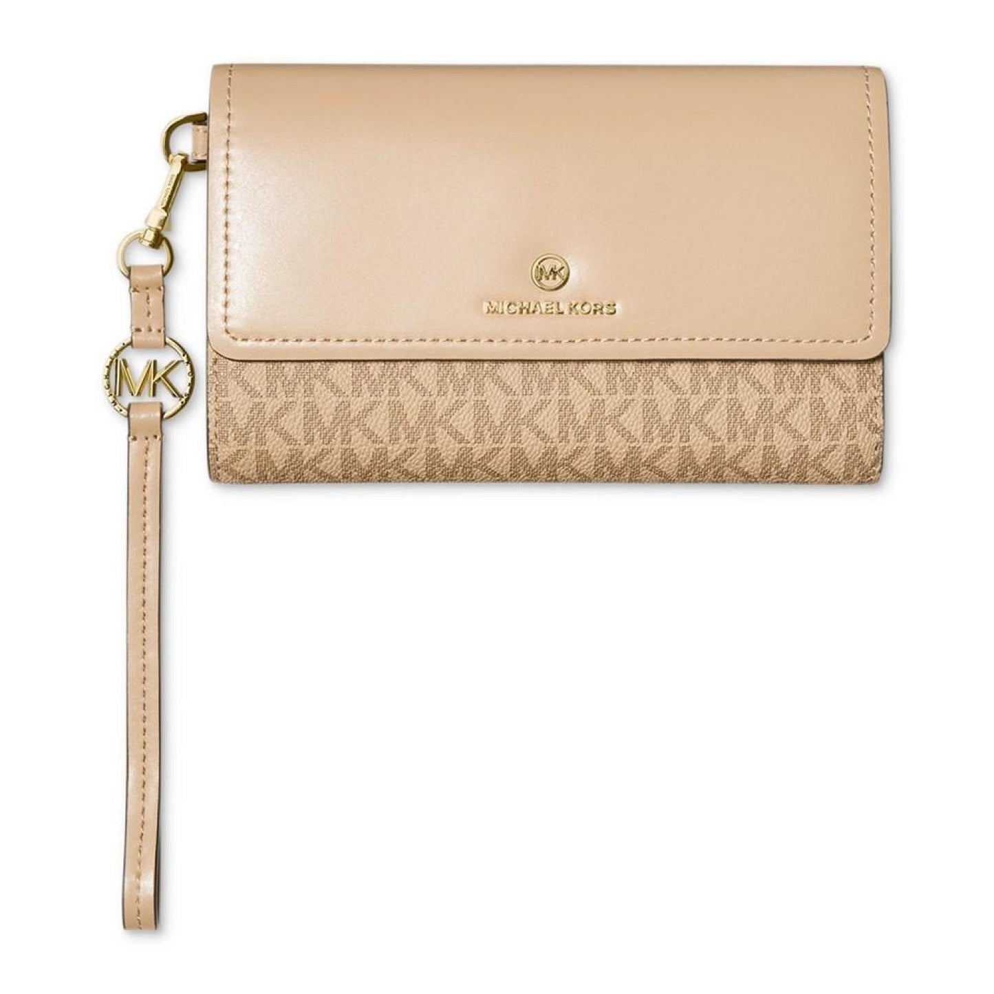 Logo Jet Set Charm Flap Wristlet